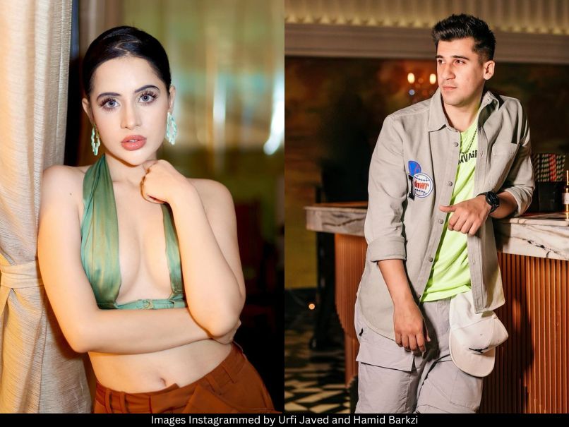 Urfi Javed and Hamid Barkzi