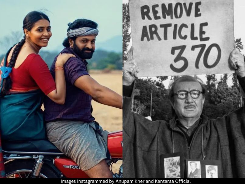 Rishabh Shetty and Anupam Kher