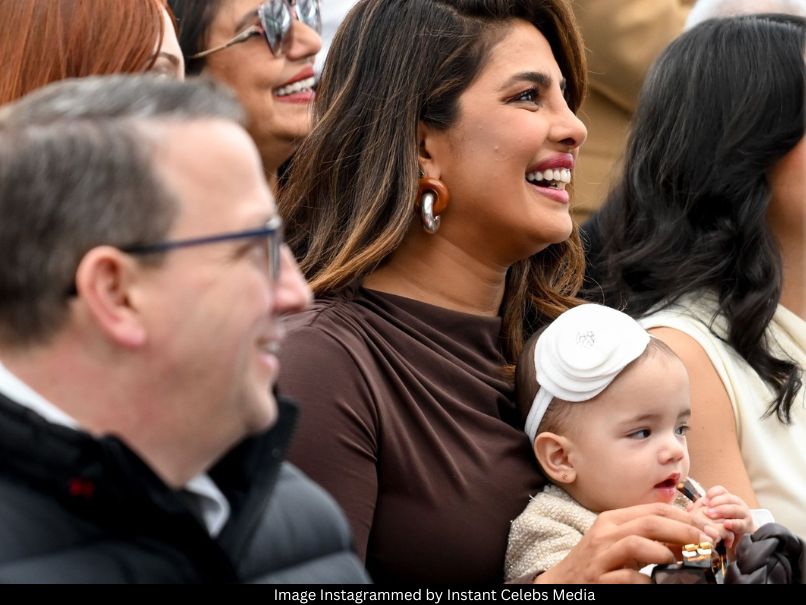 Priyanka Chopra with her daughter