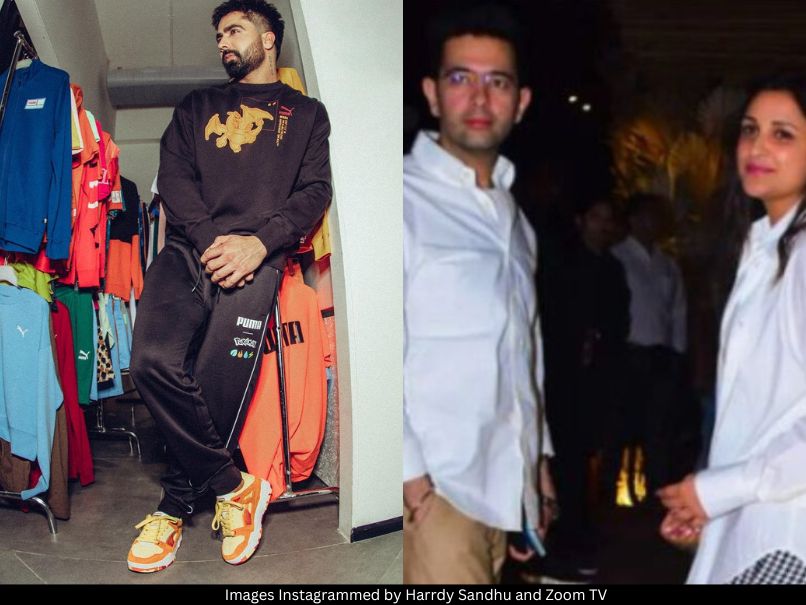 Harrdy Sandhu, Parineeti Chopra and Raghav Chadha 