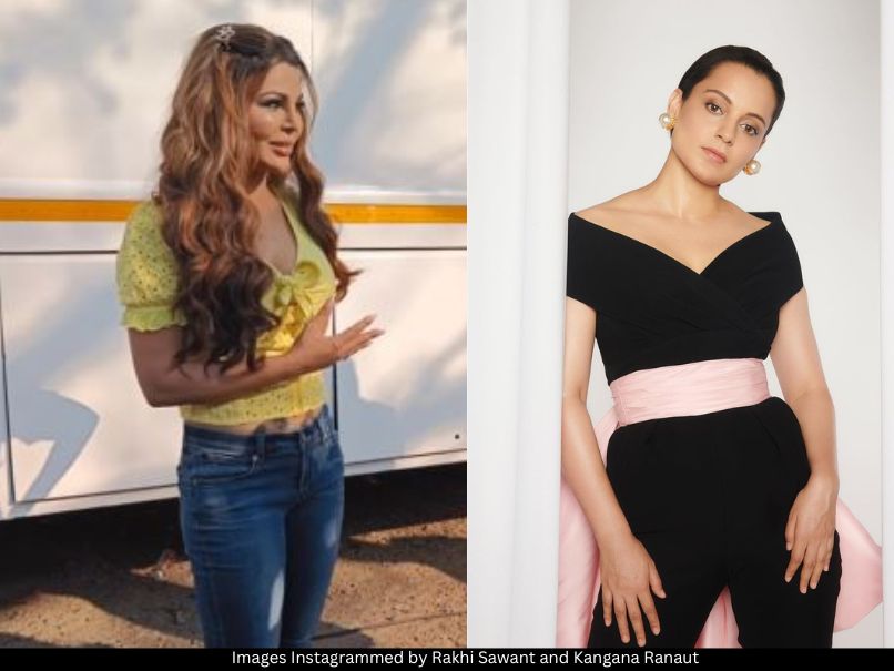 Rakhi Sawant and Kangana Ranaut 