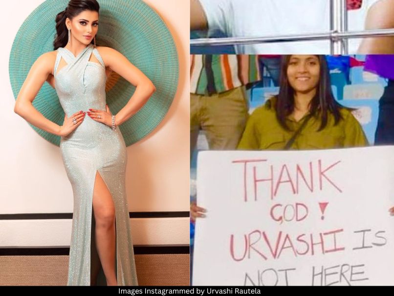 Urvashi Rautela responds to fan holding a banner