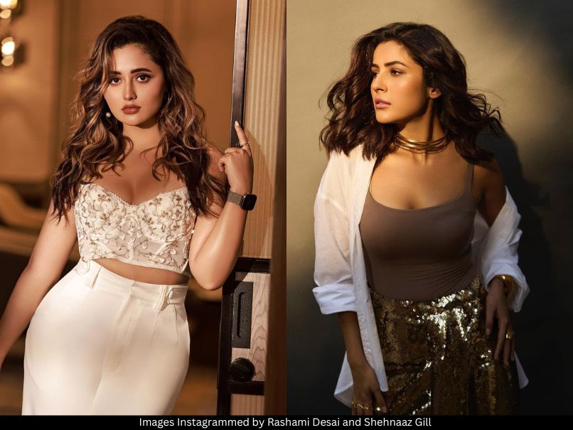 Rashami Desai and Shehnaaz Gill 