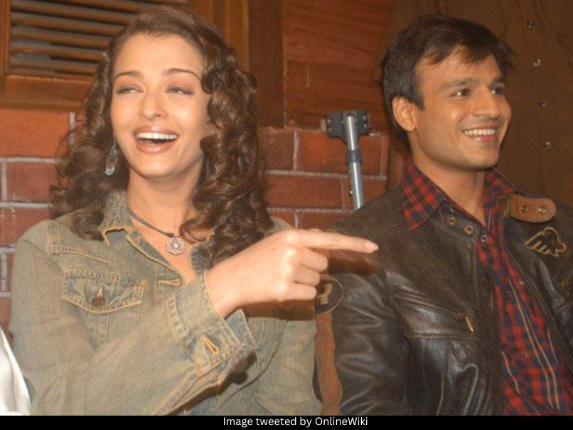Aishwarya Rai and Vivek Oberoi 