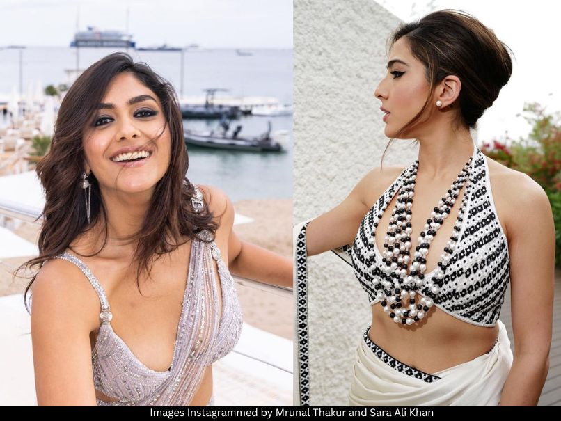 Mrunal Thakur and Sara Ali Khan 