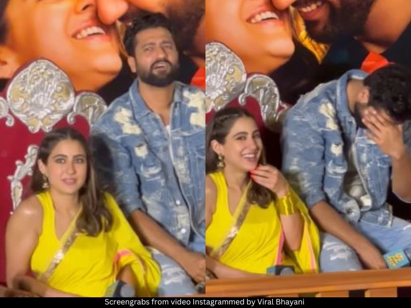 Vicky Kaushal and Sara Ali Khan left speechless. 