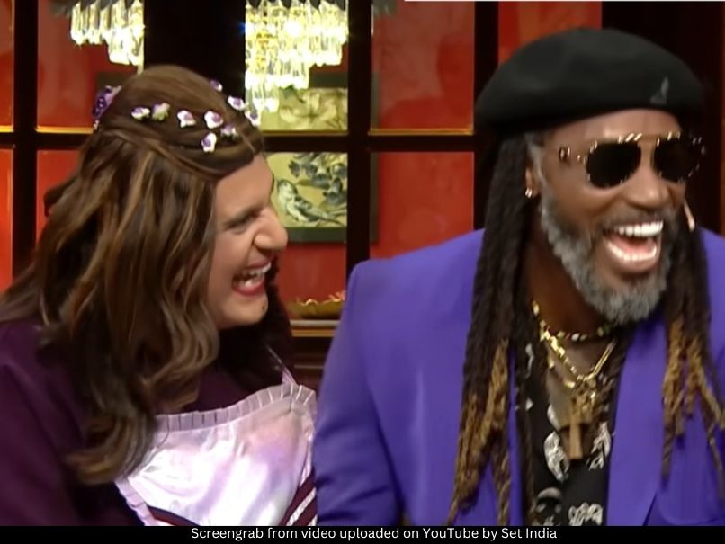 Krushna Abhishek and Chris Gayle