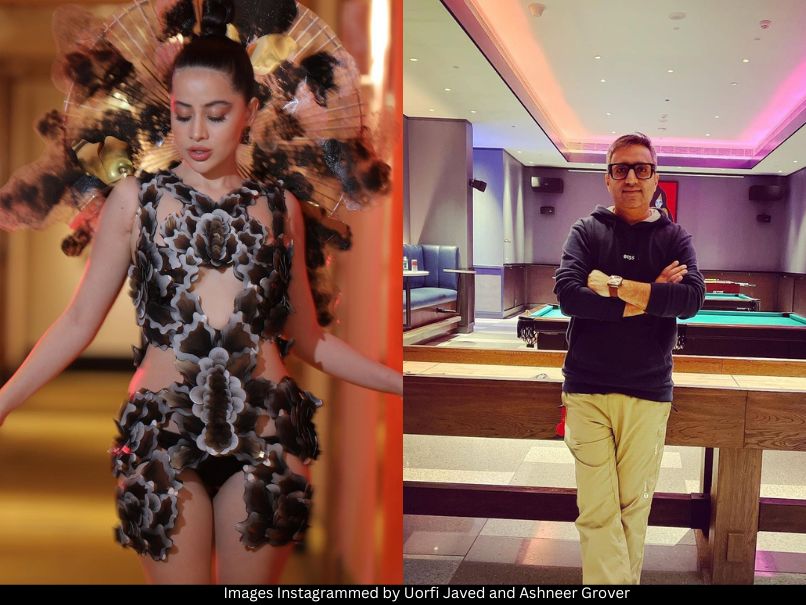 Uorfi Javed and Ashneer Grover 