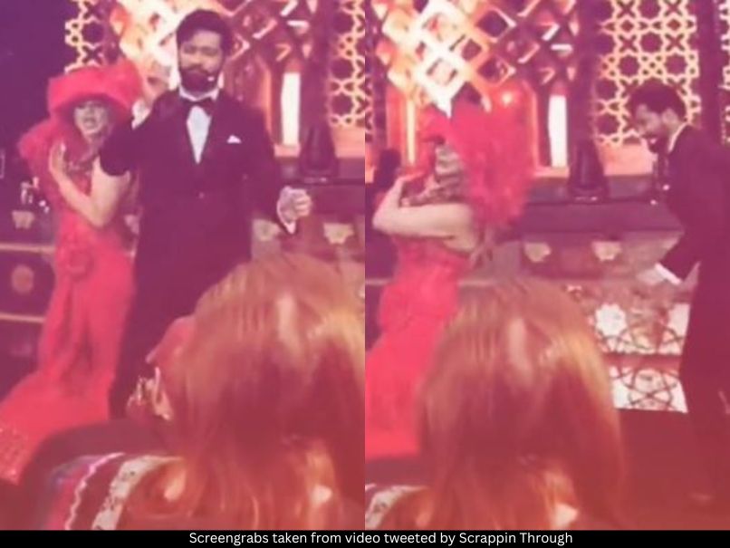 Vicky Kaushal and Rakhi Sawant 