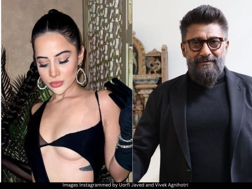 Uorfi Javed and Vivek Agnihotri 