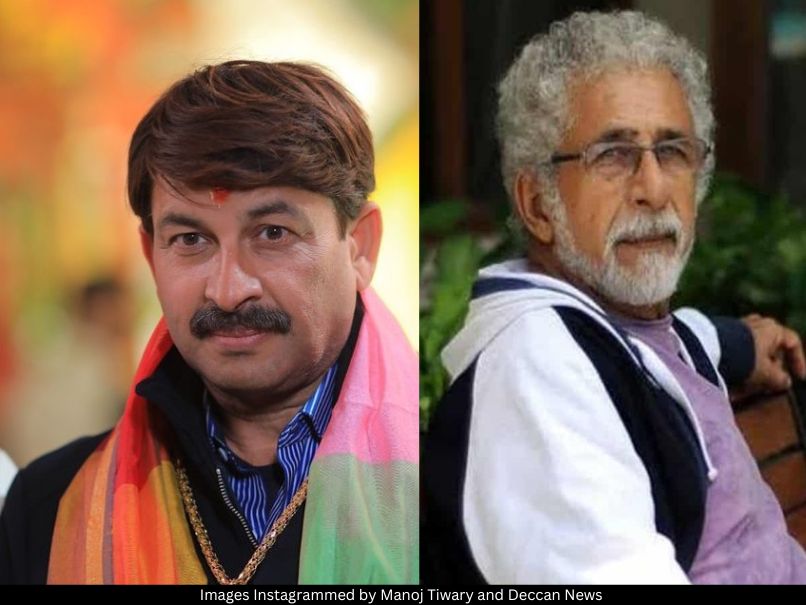 Manoj Tiwary and Naseeruddin Shah 