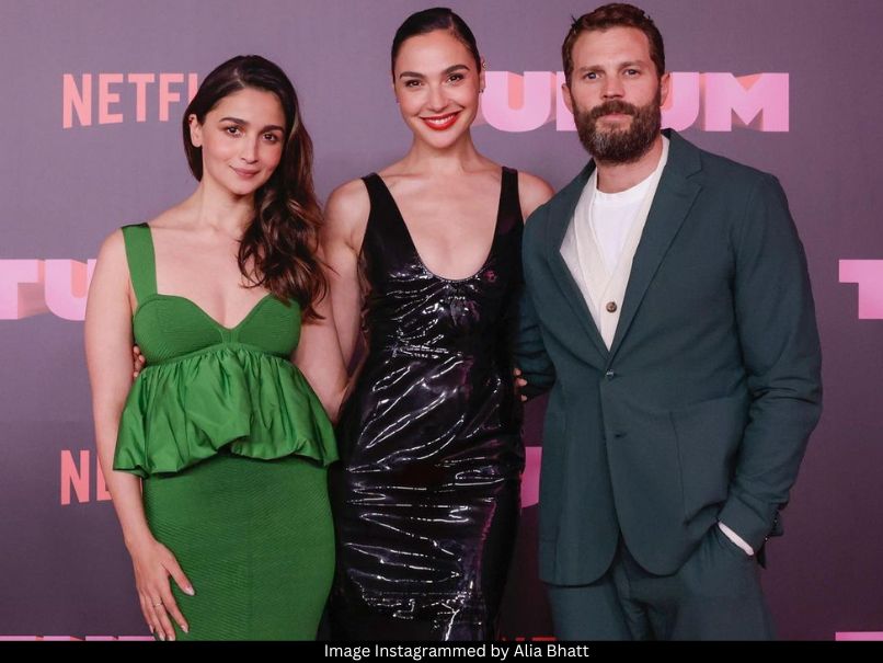 Alia Bhatt, Gal Gadot and Jamie Dornan 