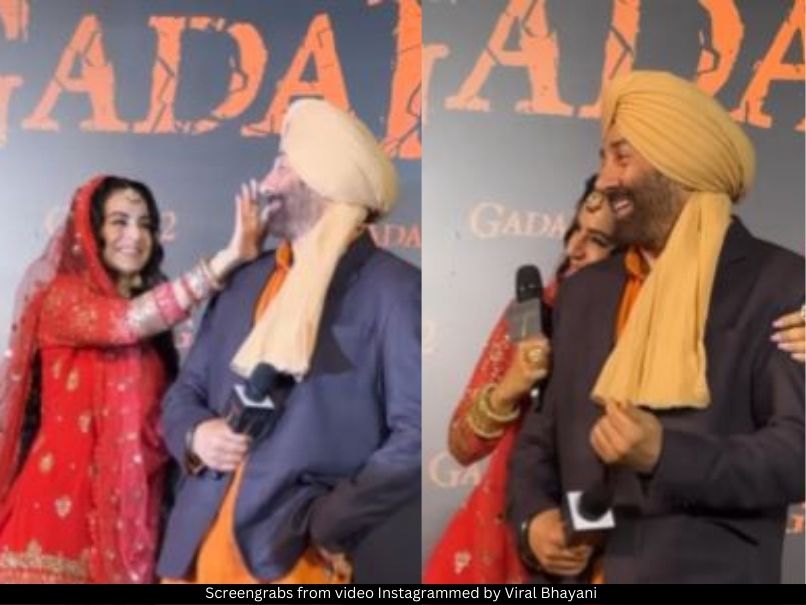 Ameesha Patel and Sunny Deol 