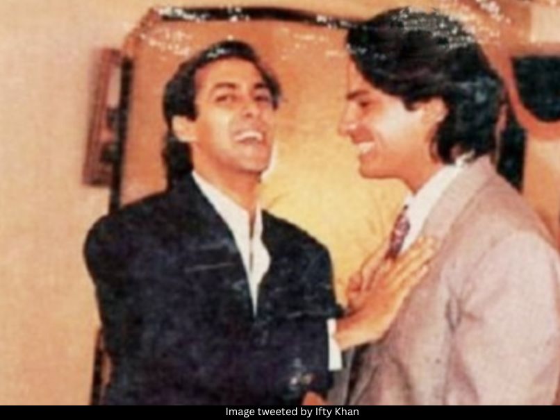 Salman Khan and Rahul Roy 