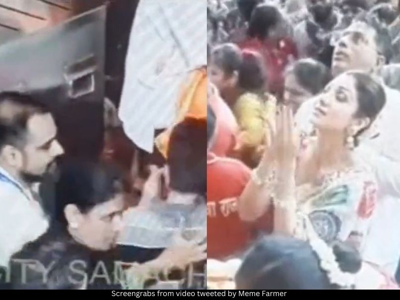 Shilpa Shetty and Lalbaug Raja 