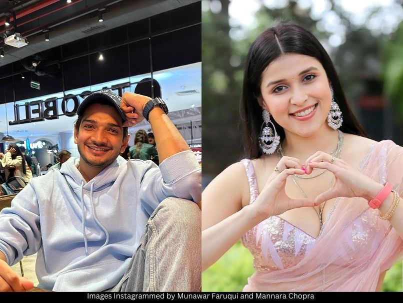Munawar Faruqui and Mannara Chopra 