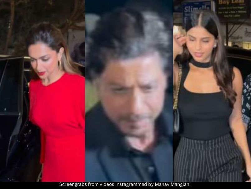 Deepika, SRK and Suhana Khan 