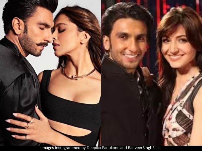 Ranveer Singh, Deepika Padukone and Anushka Sharma 