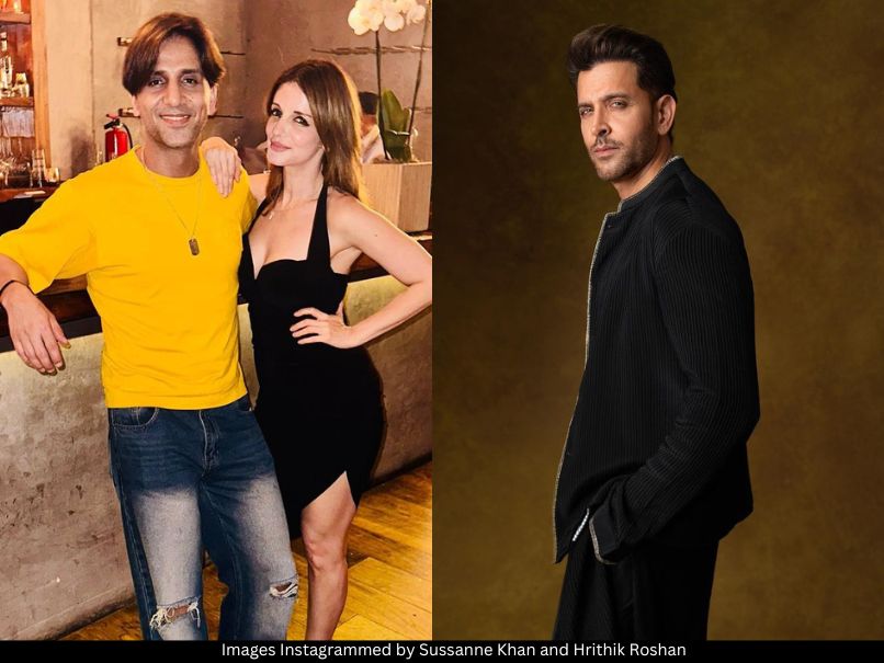 Sussaane Khan anf Hrithik Roshan 
