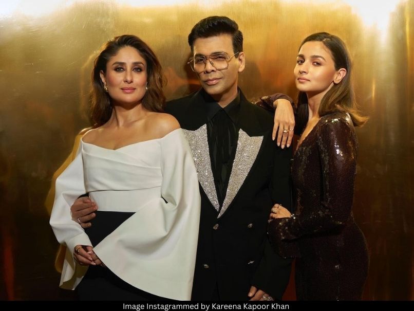 Kareena Kapoor, Karan Johar and Alia Bhatt 
