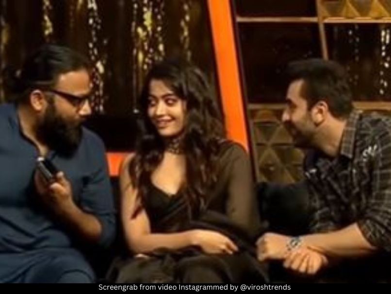 Sandeep Reddy Vanga, Rashmika Mandanna and Ranbir Kapoor 