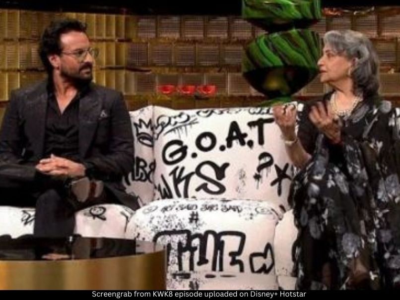 Saif Ali Khan and Sharmila Tagore 