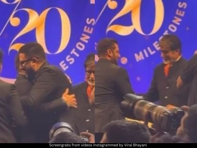 Abhishek, Amitabh and Salman Khan 