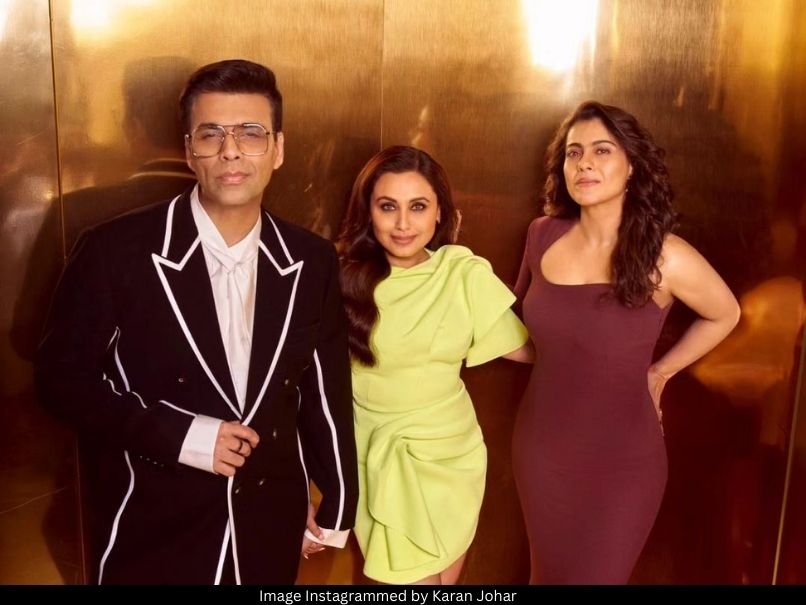 Karan Johar, Rani Mukerji and Kajol