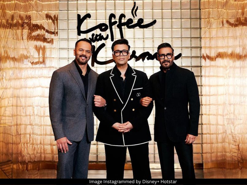 Rohit Shetty, Karan Johar and Ajay Devgn 