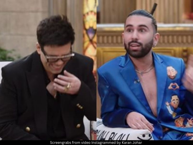 Karan Johar and Orry 