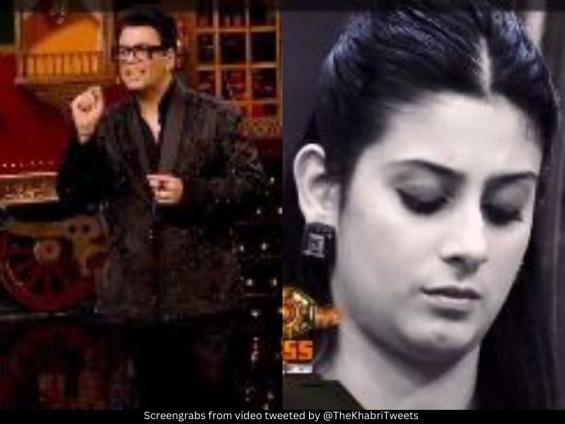 Karan Johar and Isha Malviya 