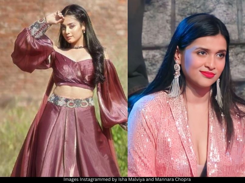 Isha Malviya and Mannara Chopra 