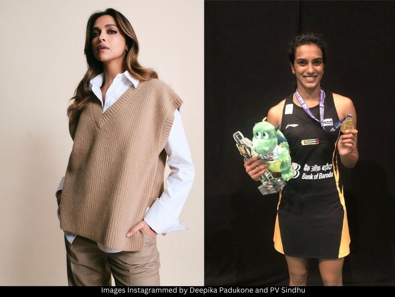 Deepika Padukone and PV Sindhu 