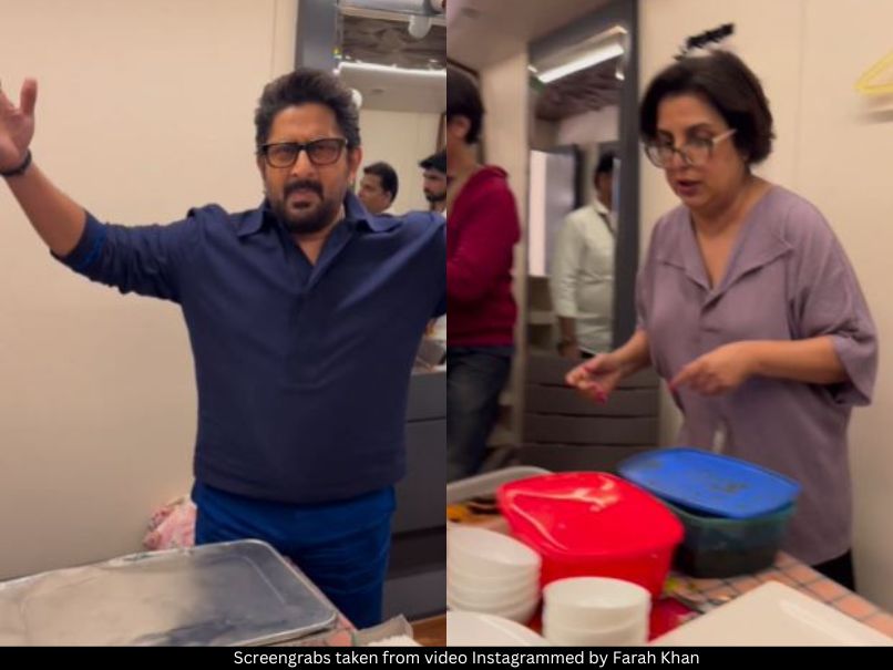 Arshad Warsi and Farah Khan 