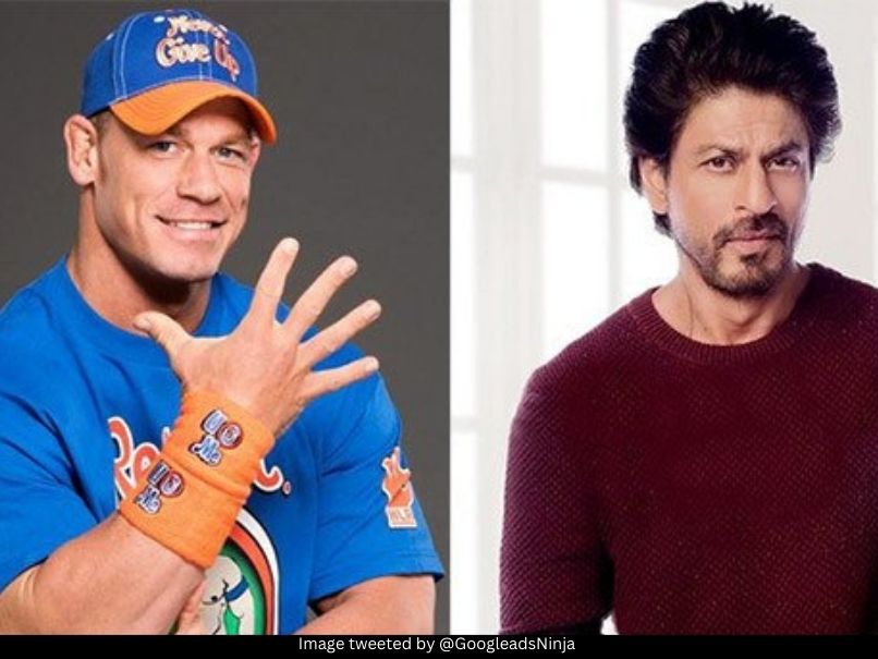 John Cena and SRK 