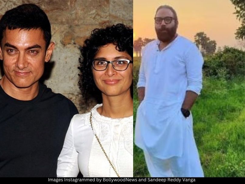Aamir Khan, Kiran Rao and Sandeep Reddy Vanga 