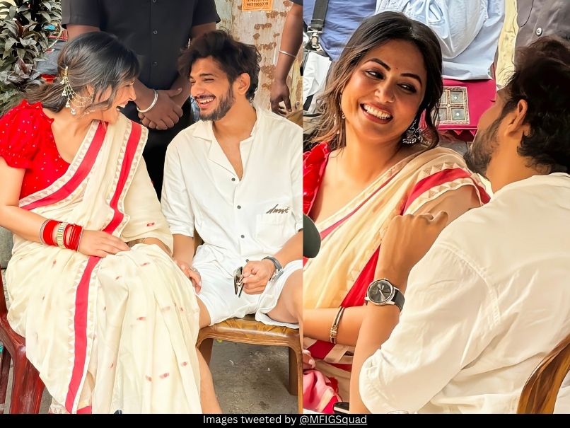 Hina Khan and Munawar Faruqui 