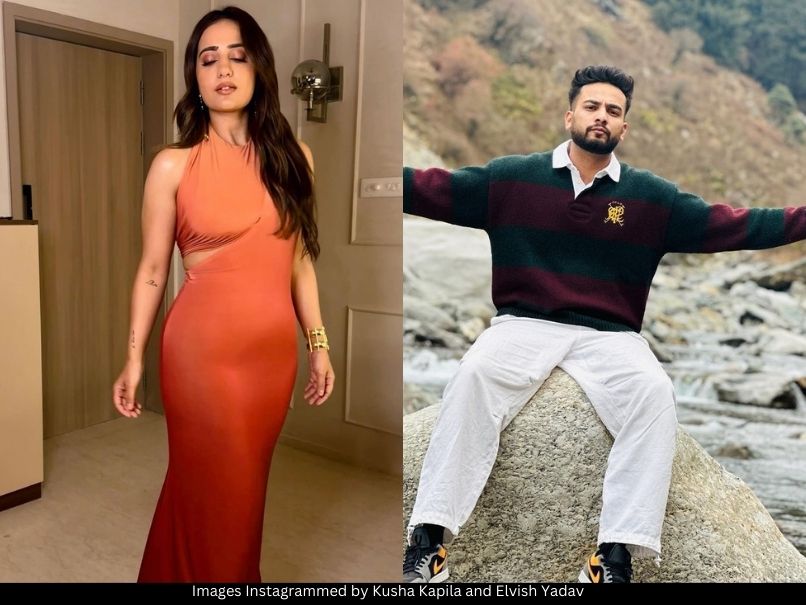 Kusha Kapila and Elvish Yadav 