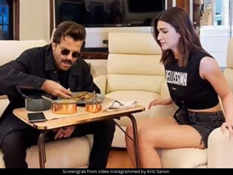 Kriti Sanon and Anil Kapoor 