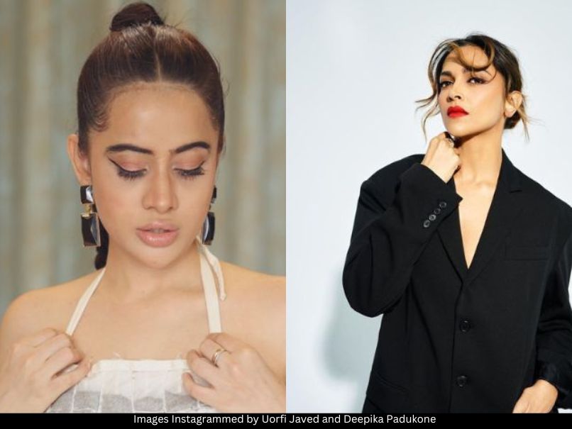 Uorfi Javed and Deepika Padukone 