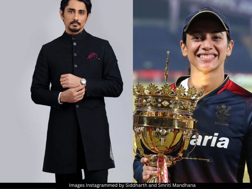 Siddharth and Smriti Mandhana 