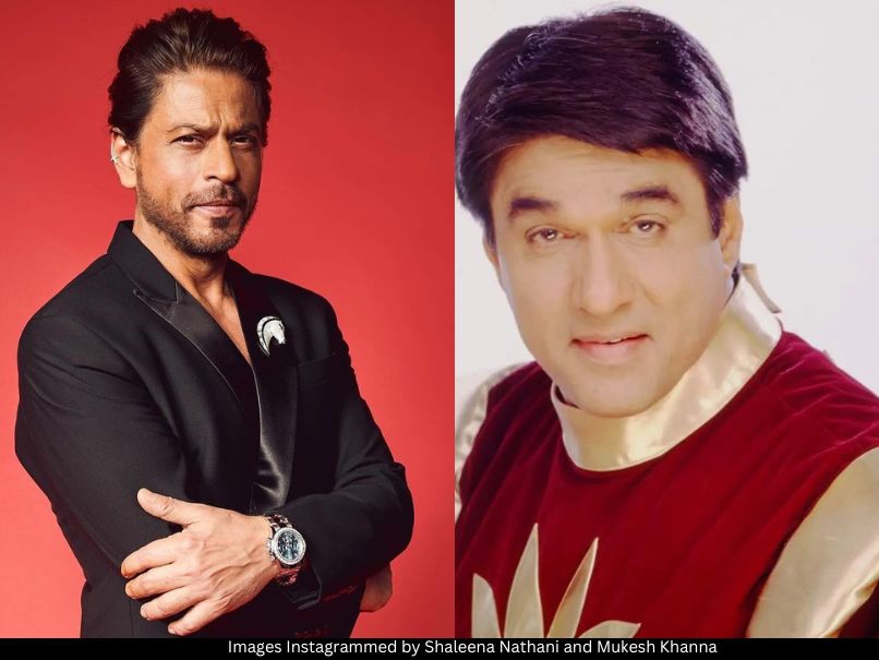 Shah Rukh Khan and Mukesh Khanna 