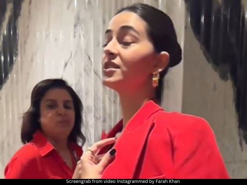 Farah Khan and Ananya Panday 
