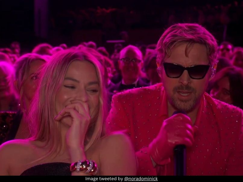 Margot Robbie and Ryan Gosling 