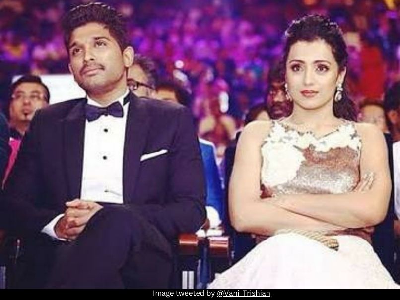 Allu Arjun and Trisha 