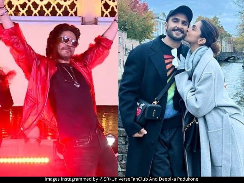 SRK, Ranveer Singh and Deepika Padukone 