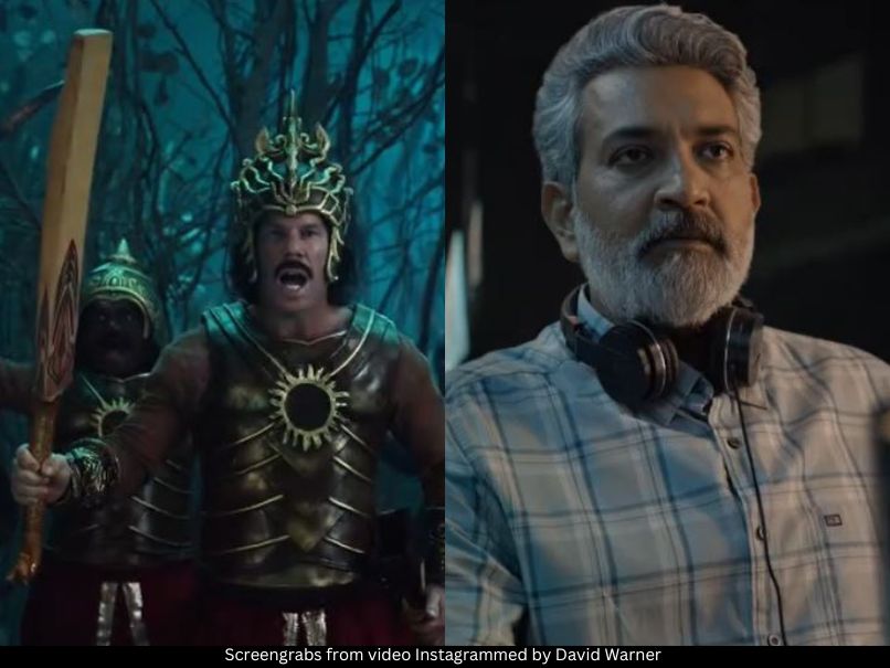 David Warner and SS Rajamouli 