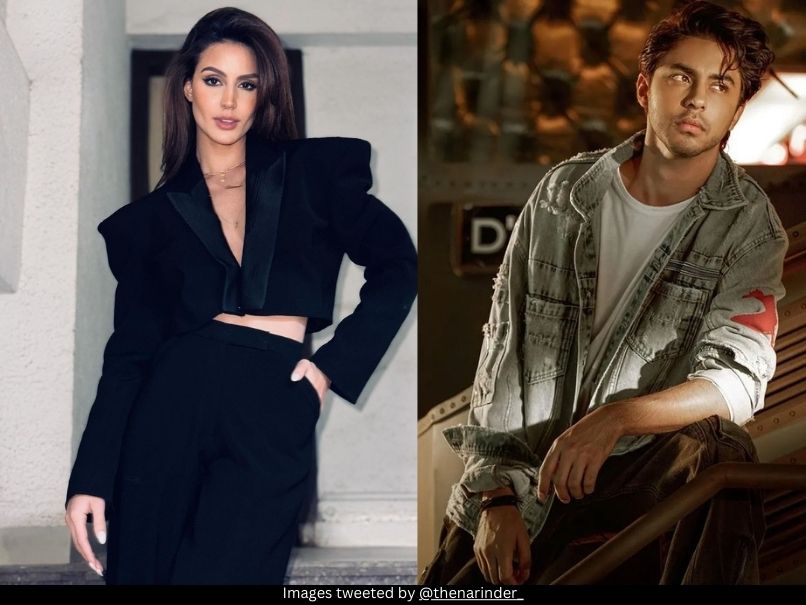 Larissa Bonesi and Aryan Khan 