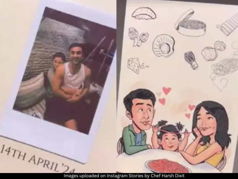 Alia Bhatt, Ranbir Kapoor and Raha 