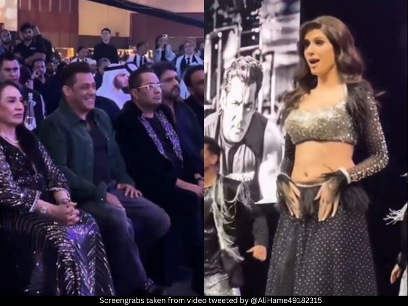 Salman Khan and Elnaaz Norouzi 